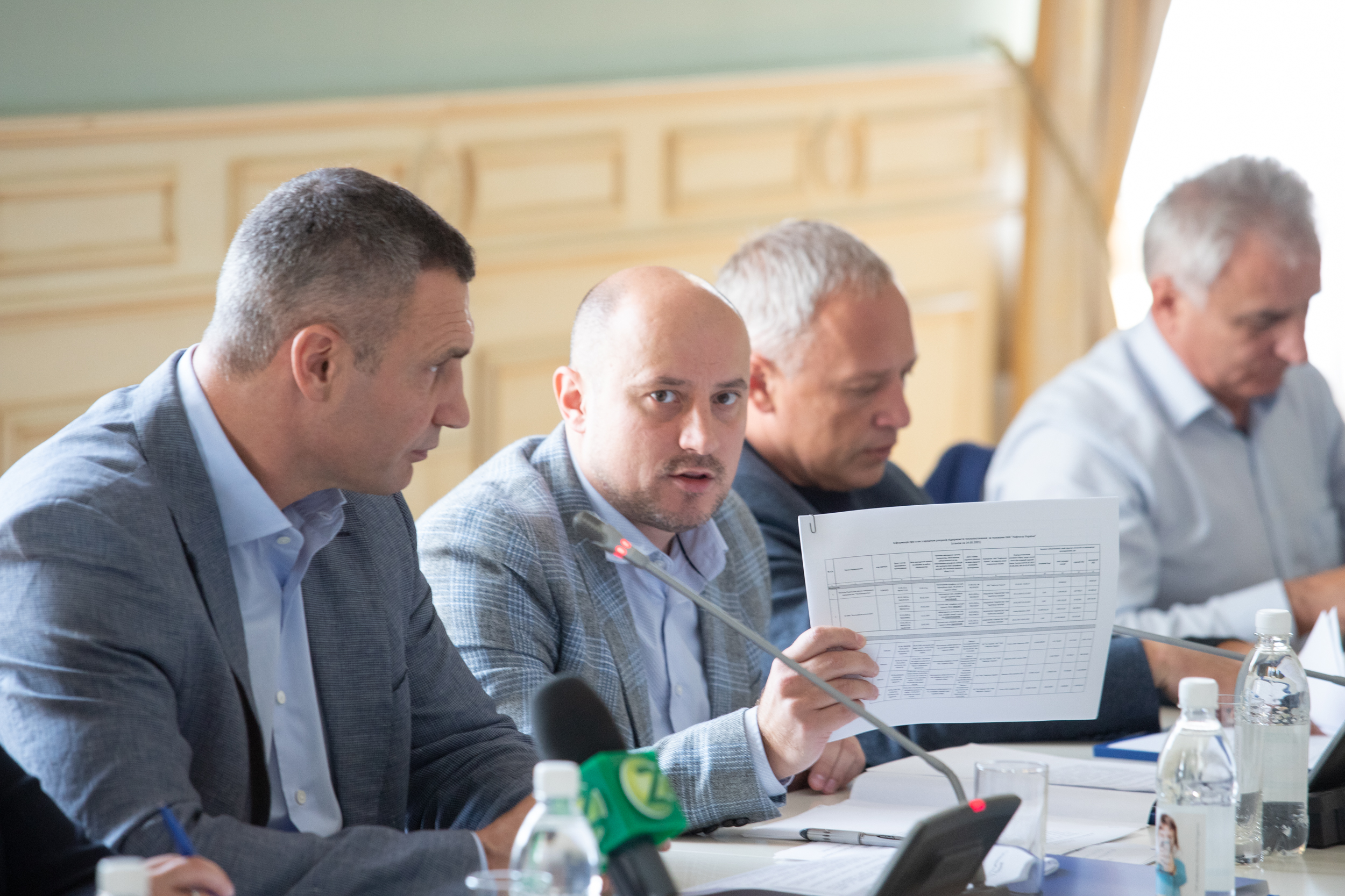 Міській голова Києва, голова АМУ Віталій Кличко, та виконавчий директор АМУ Олександр Слобожан